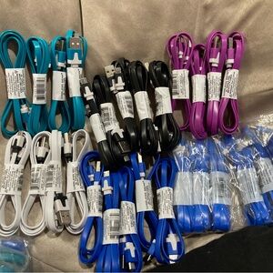 Lot of 28 Wireless Gear 3’ micro USB cables